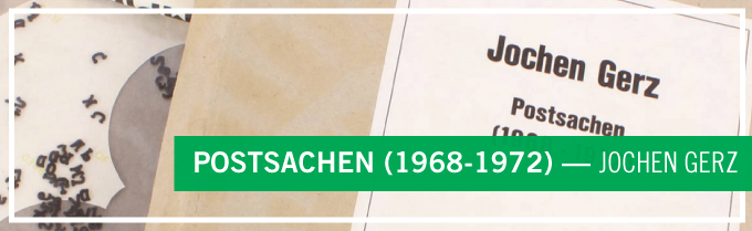 Postsachen (1968-1972) - Jochen Gerz